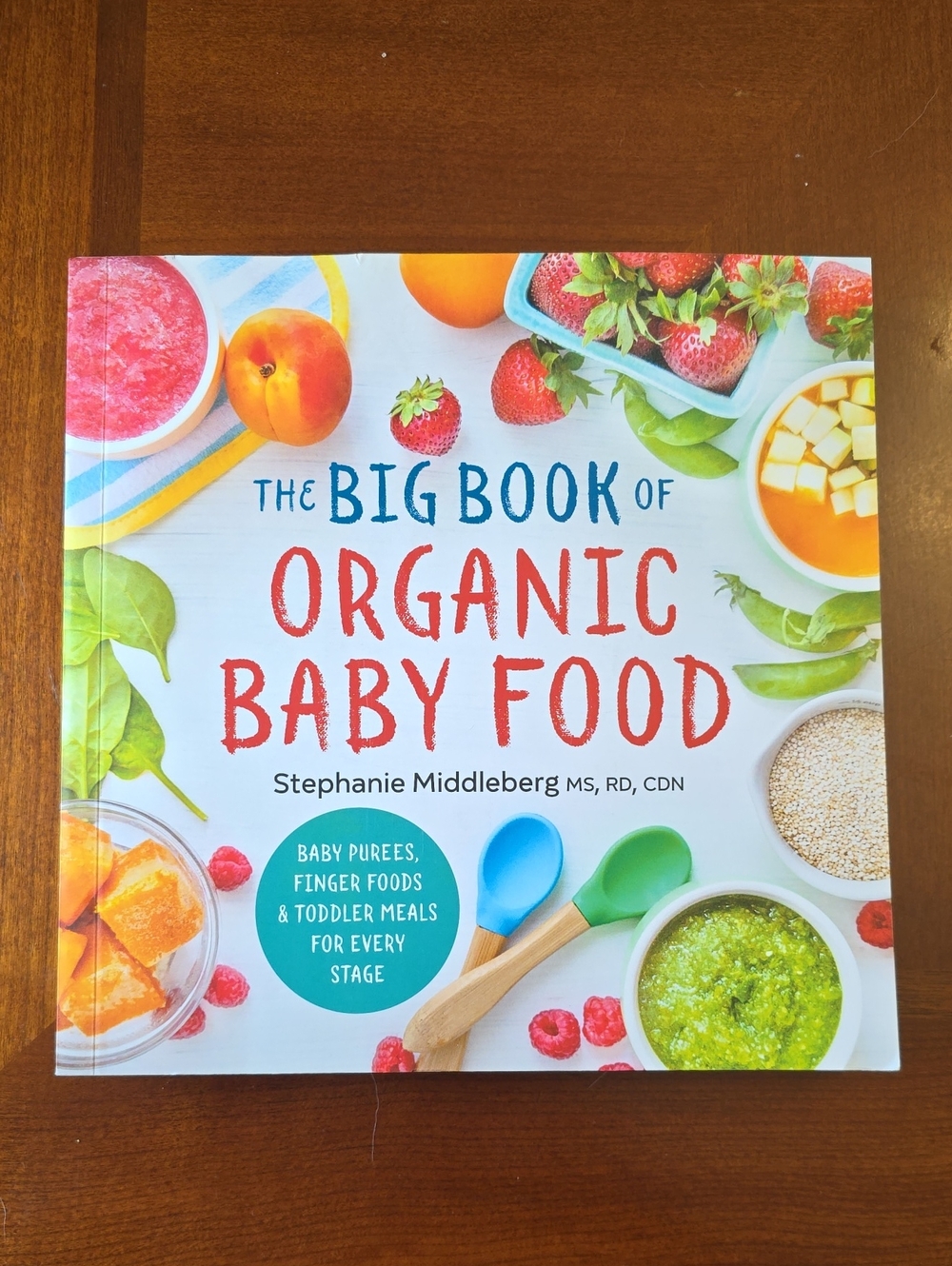 The Big Book of Organic Baby Food by Stephanie Middleberg - White/Red Cover